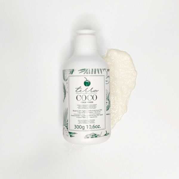 Acondicionador de coco verde